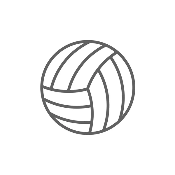 Volleyboll linje ikon. — Stock vektor