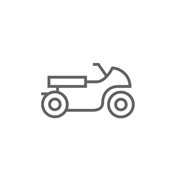 Icono de línea de motocicleta. — Vector de stock