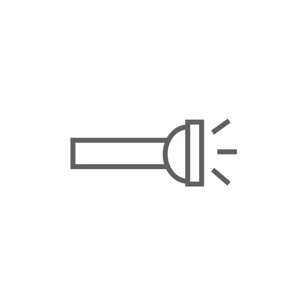Icono de línea linterna. — Vector de stock