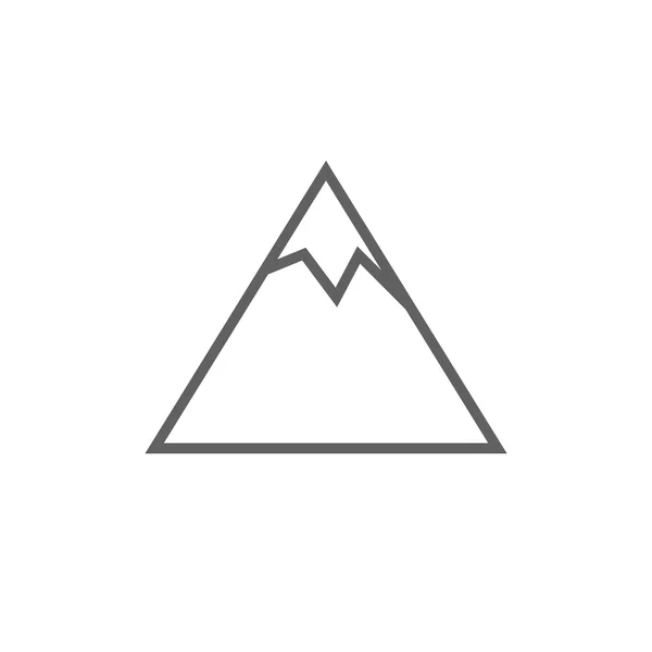 Línea de montaña icono . — Archivo Imágenes Vectoriales