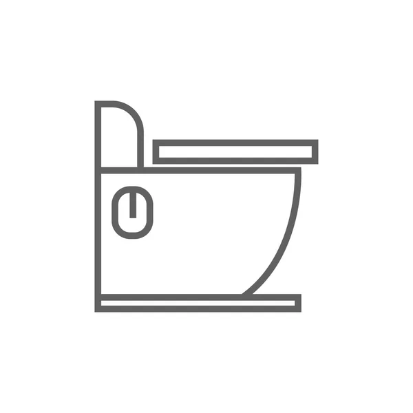 Toiletrolijn Icon. — Stockvector