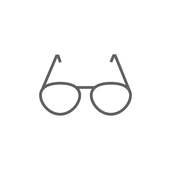 Ícone de linha de óculos. — Vetor de Stock