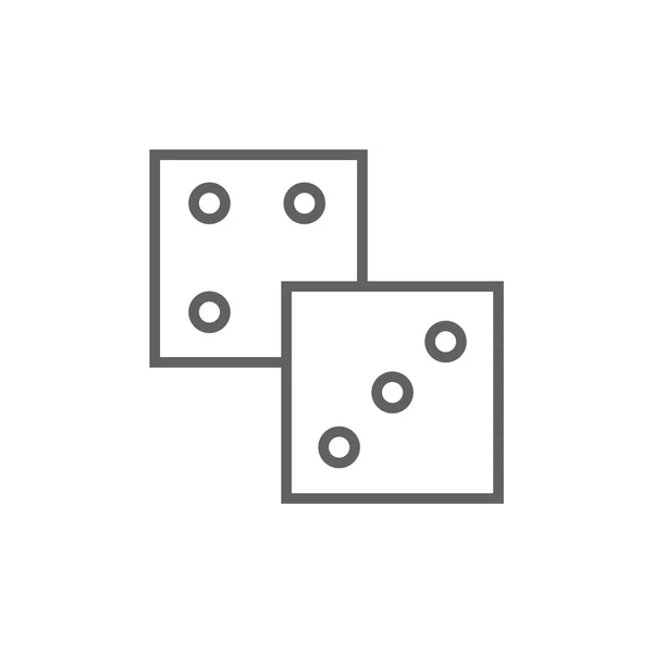 Кубики значок "рядок" . — стоковий вектор