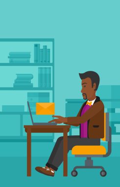 Man receiving email.