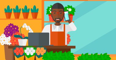 Çiçekçi alma emri.