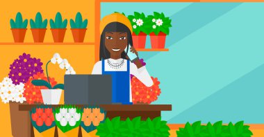 Çiçekçi alma emri.