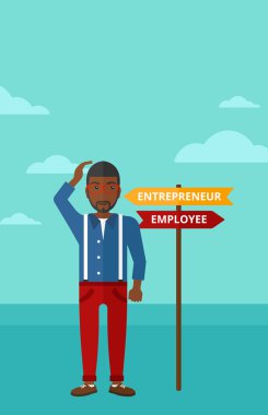 Meslek seçimi adam yolu.