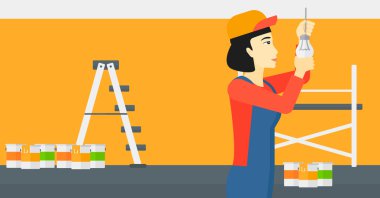 Elektrikçi büküm ampul.