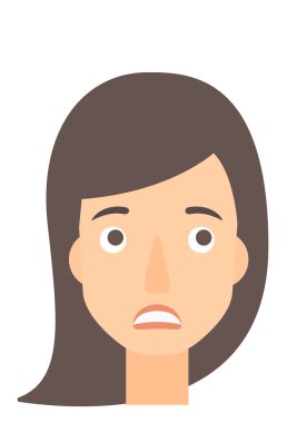 Genç kadın utandım.