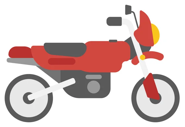 Klassieke retro motorfiets. — Stockvector