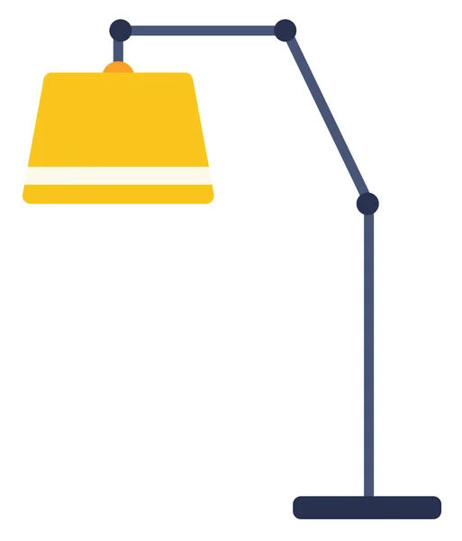 Lampadaire jaune . — Image vectorielle