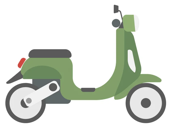 Modern classic scooter — Stock Vector