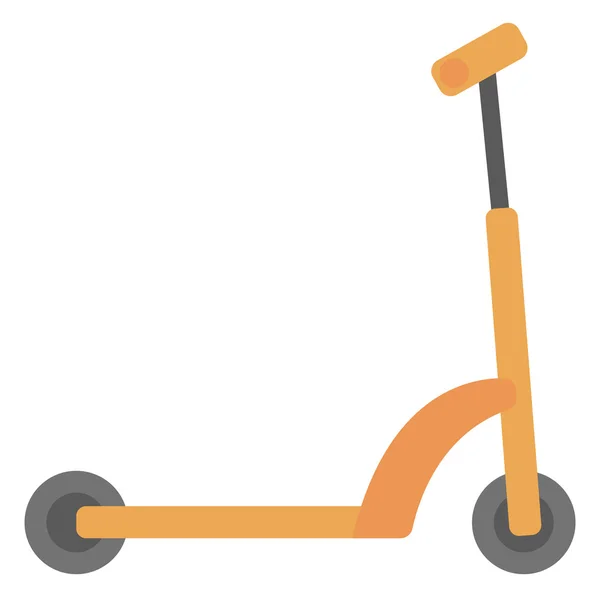 Klassieke kick scooter. — Stockvector