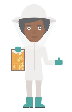 Arıcı, arı kovanı.