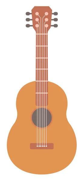 Classical acoustic guitar — Stock Vector