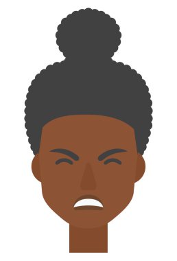 Saldırgan kadın çığlık.