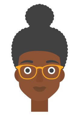 gülümseyen mutlu kadın.