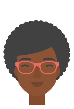 Gözleri kapalı ile memnun kadın.