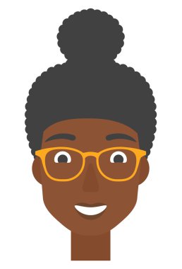 gülümseyen mutlu kadın.