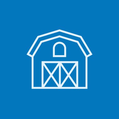 Satırı simgesi bina çiftlik.