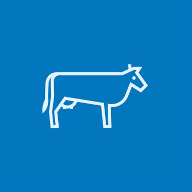 İnek satırı simgesi.