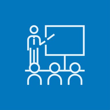 İş sunum satırı simgesi.