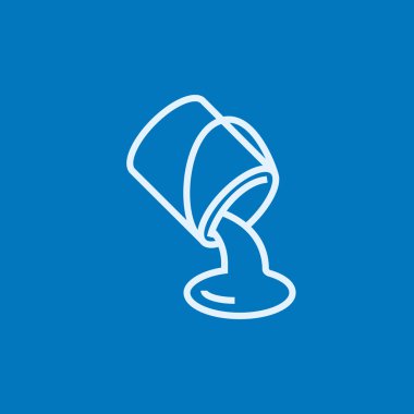 Boya dökme kova satır simgesinden.