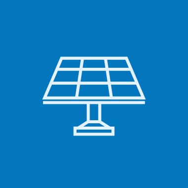 güneş paneli satırı simgesi.