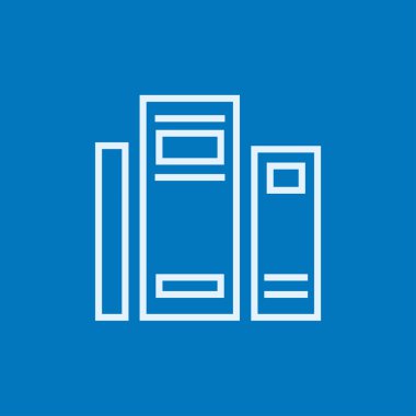 Kitaplar satırı simgesi.