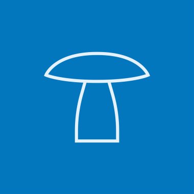 Mantar çizgisi simgesi.