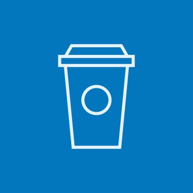 Tek kullanımlık Kupası satırı simgesi.