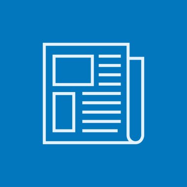 Gazete satırı simgesi.