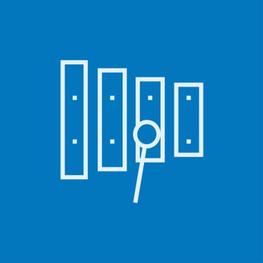 Ksilofon ile çekiç satırı simgesi.