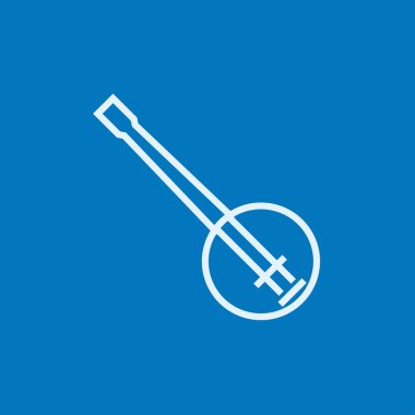 Banjo satırı simgesi.