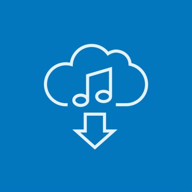 Download müzik satırı simgesi.