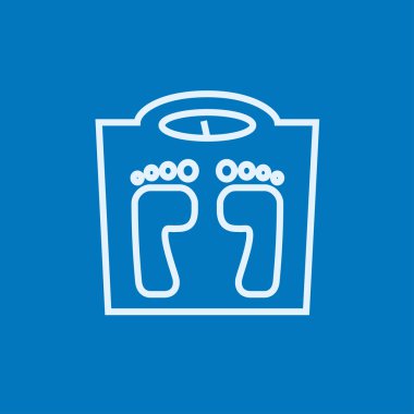 Tartı ölçek satırı simgesi.