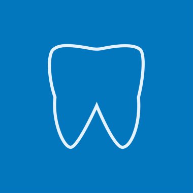 Diş çizgisi simgesi.