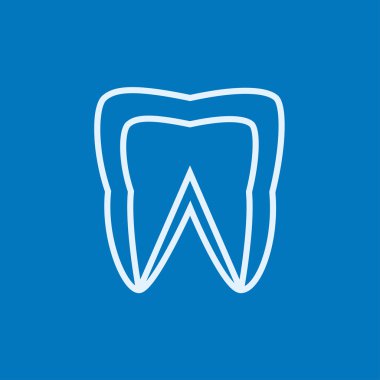 Molar diş satırı simgesi.