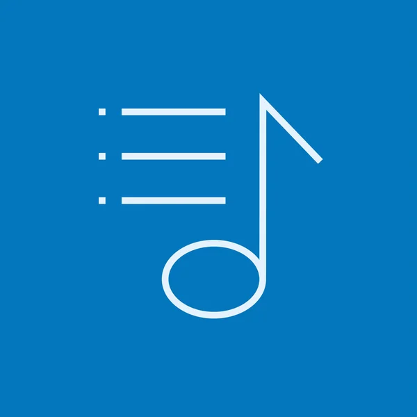 Musiknoteringen ikon. — Stock vektor