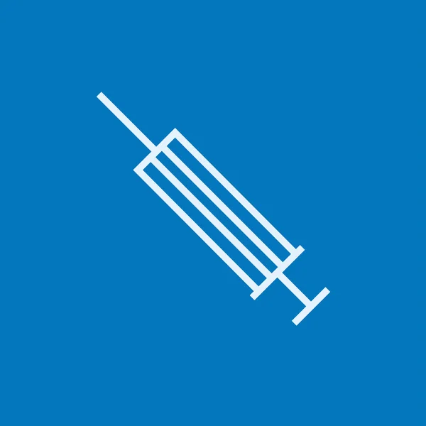 Spritzenlinien-Symbol. — Stockvektor