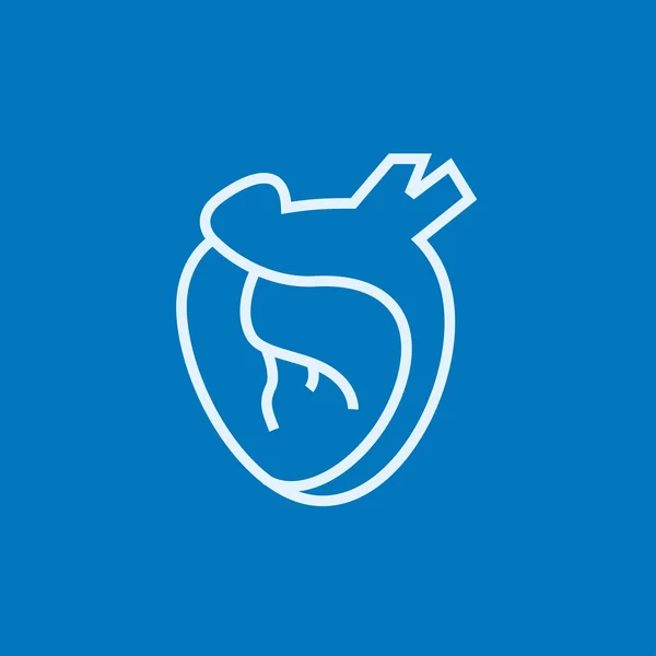 Heart line icon. — Stock Vector