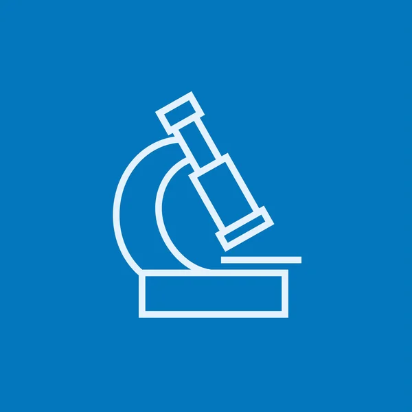 Microscoop lijn pictogram. — Stockvector