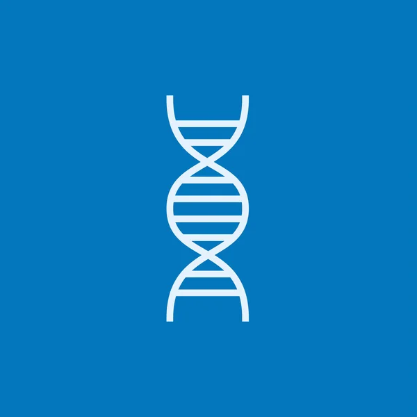 Dna-Zeilensymbol. — Stockvektor