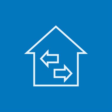 Mülkiyet satış satırı simgesi.