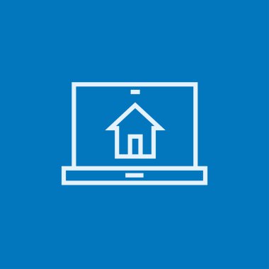 Akıllı ev teknolojisi satırı simgesi.