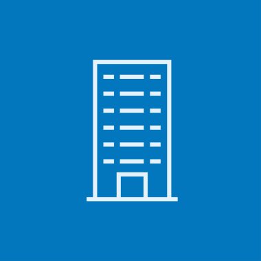 Satırı simgesi bina konut.