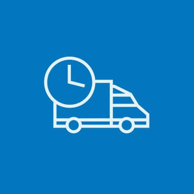 Teslimat kamyonu simgesi.