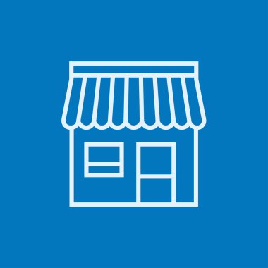 Dükkanı satırı simgesi.