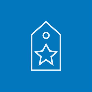 Yıldız satırı simgesi ile etiket.