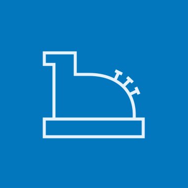 Yazar kasa makine satırı simgesi.